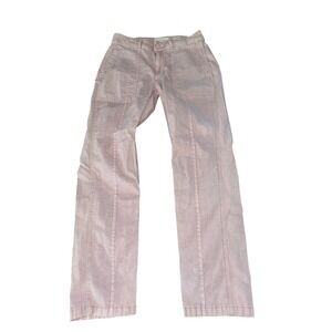 Anthropologie The Wanderer Pants Womens‎ Size 27 Pink Casual Utility Trousers